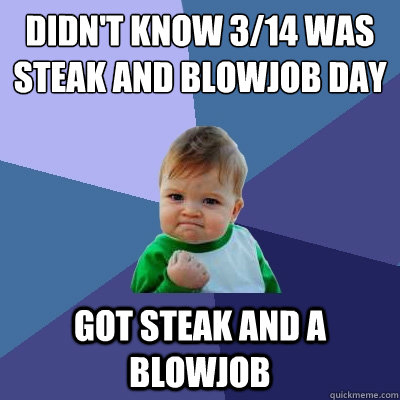 Steak blowjob